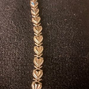 Fashion heart silver bracelet